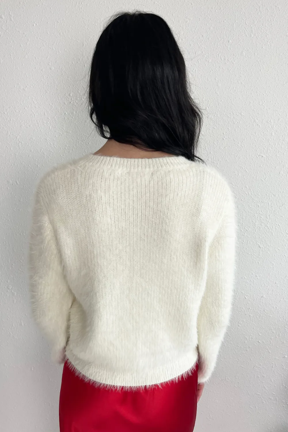 Soft Eyelash Button Down Cardigan