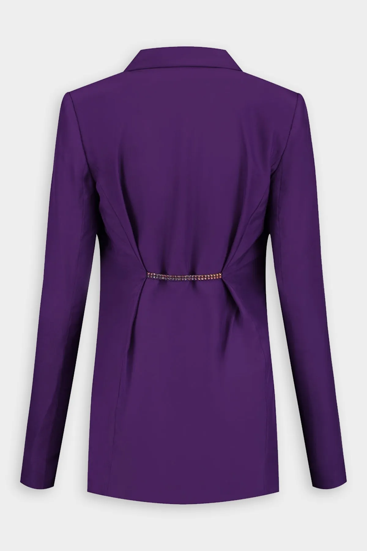 Soka Blazer Shirt in Purple