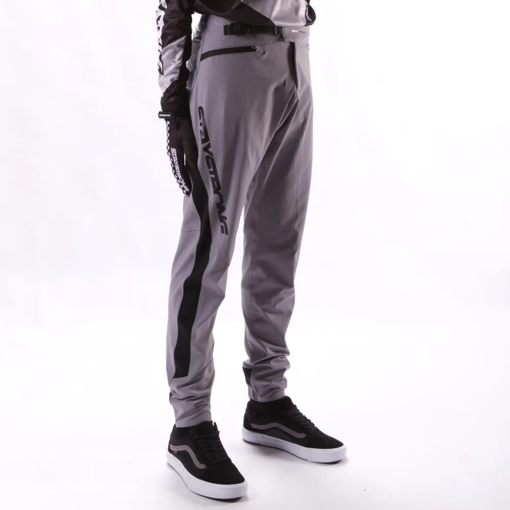 Stay Strong V2 Race Pants - Grey/Black