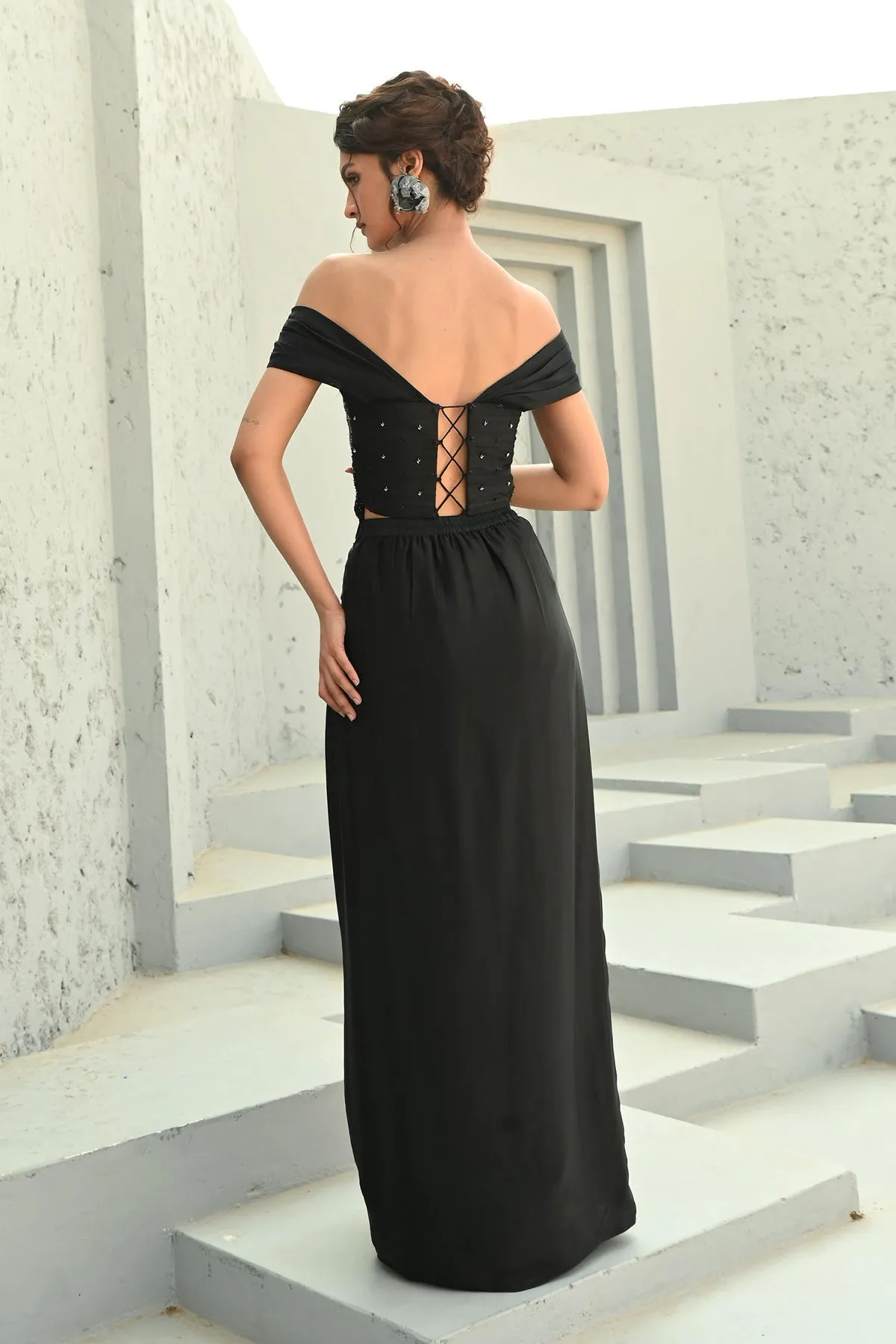 Stella Corset Drape Skirt