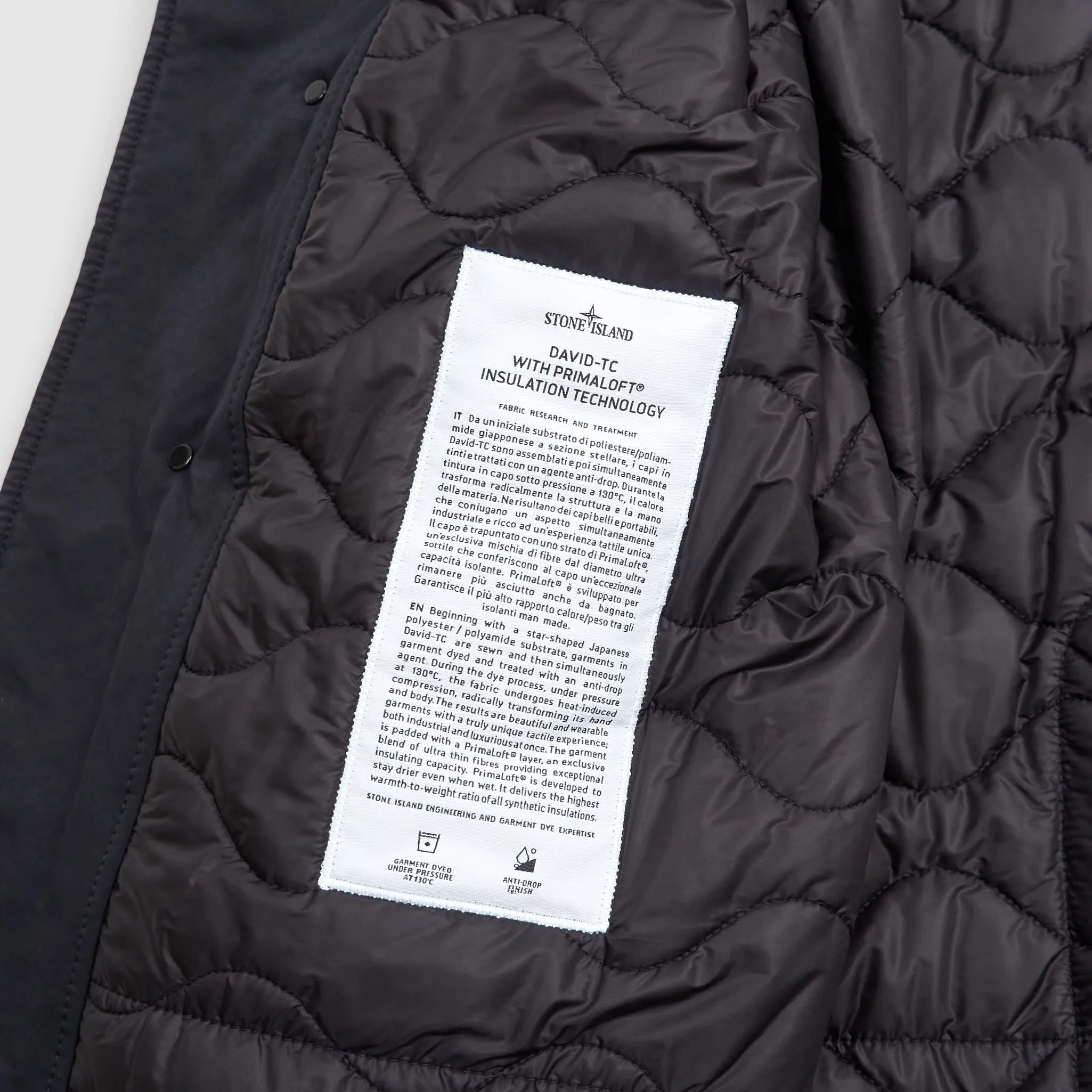 Stone Island David-TC With Primaloft Insulation Trench Coat