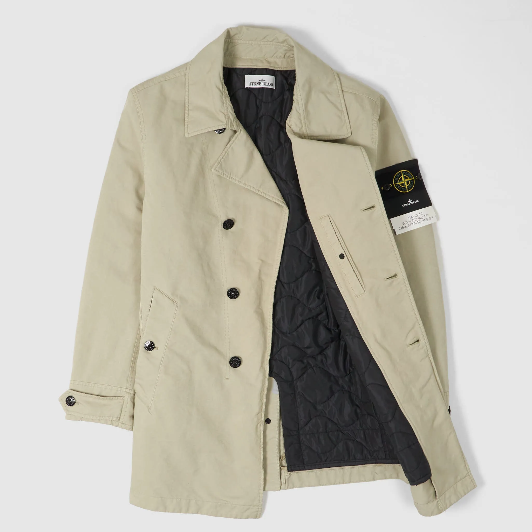 Stone Island David-TC With Primaloft Insulation Trench Coat