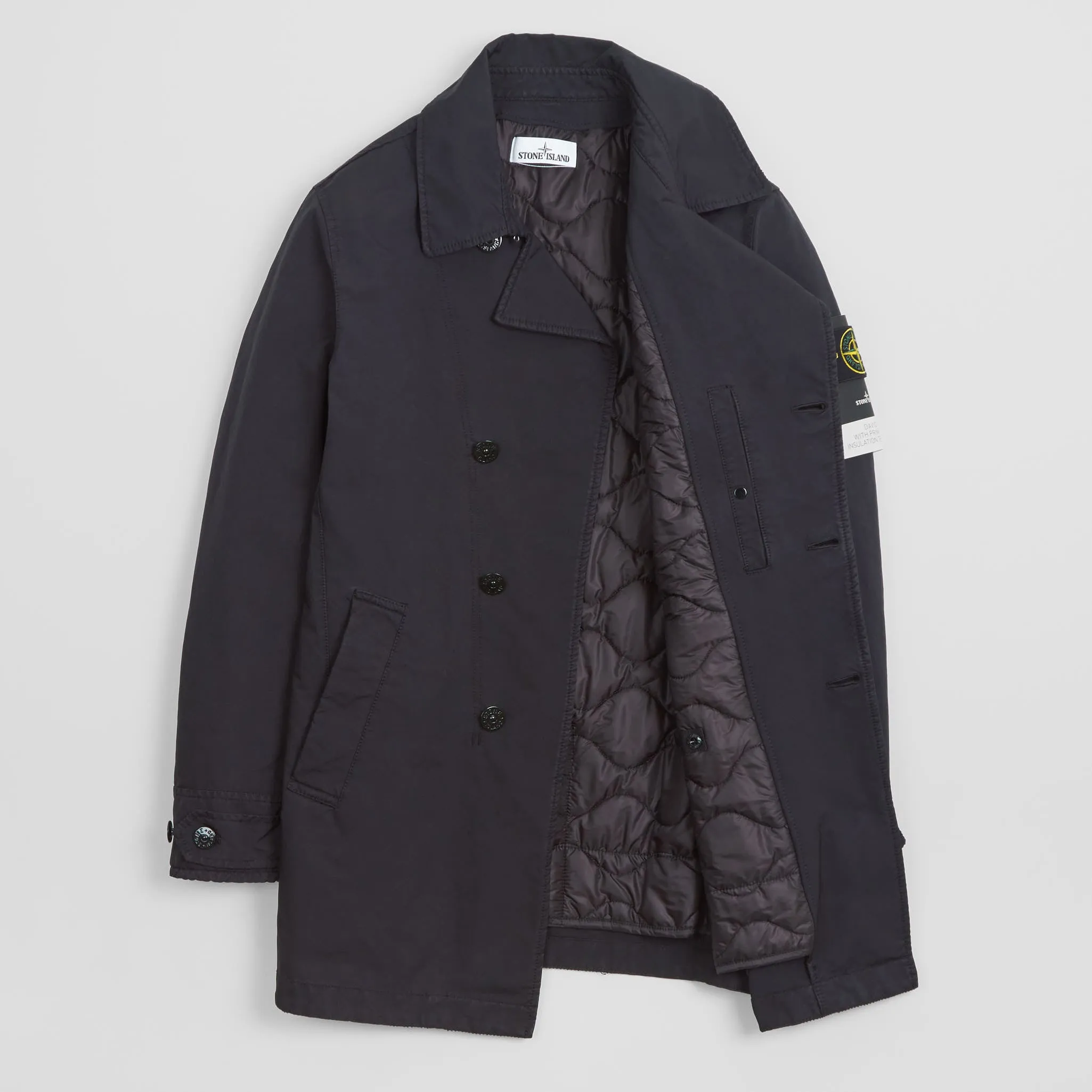 Stone Island David-TC With Primaloft Insulation Trench Coat