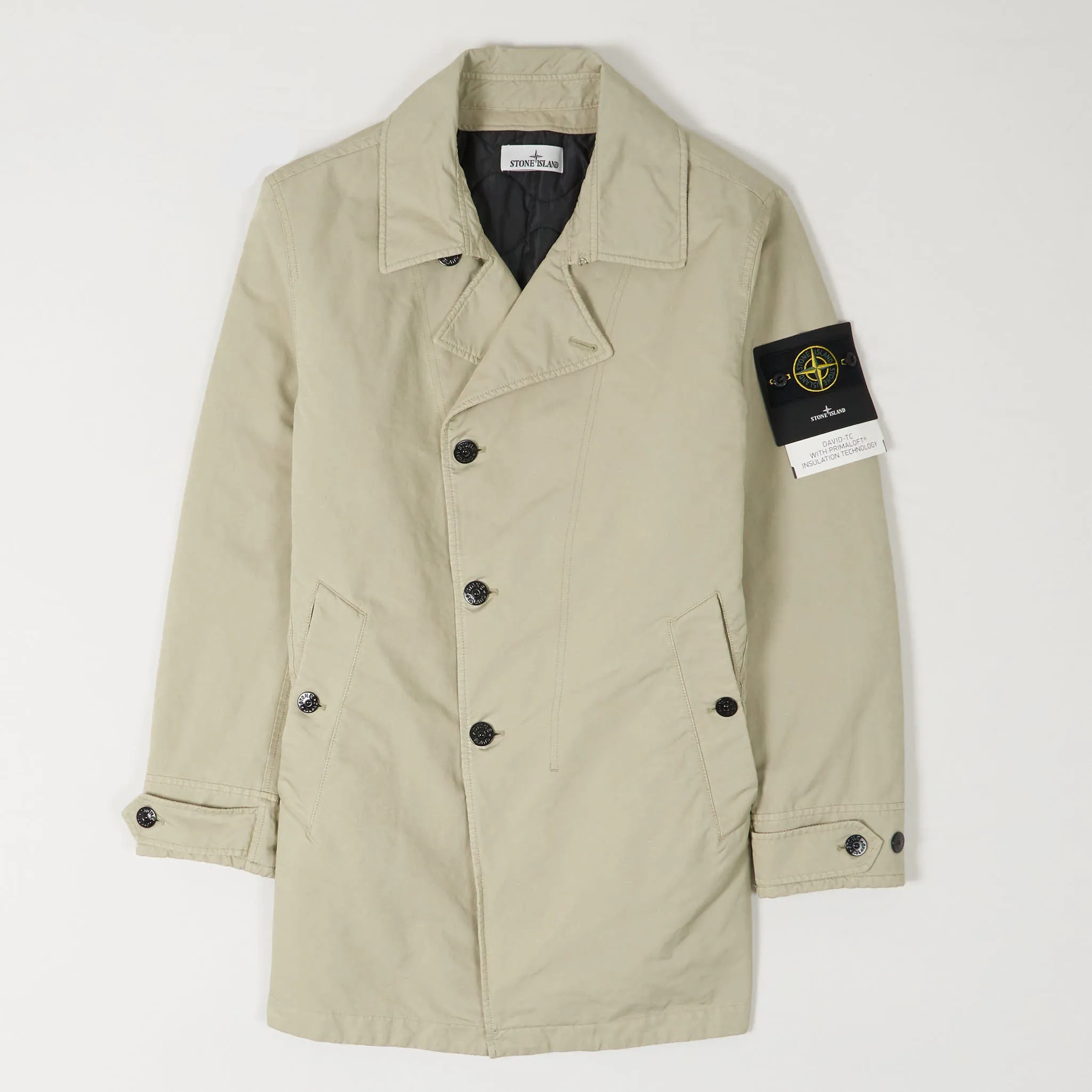 Stone Island David-TC With Primaloft Insulation Trench Coat