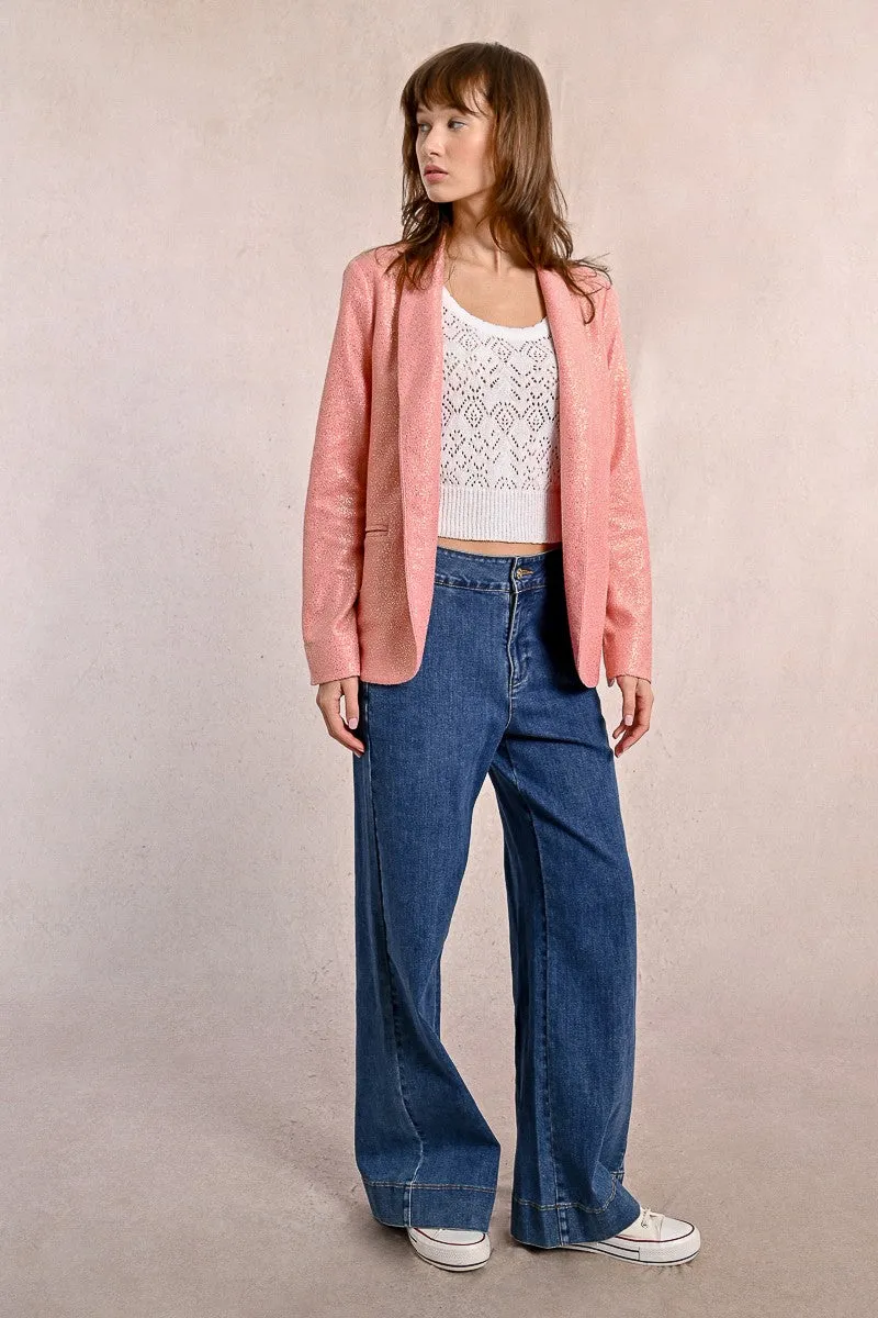 STRAIGHT BLAZER, IRIDESCENT