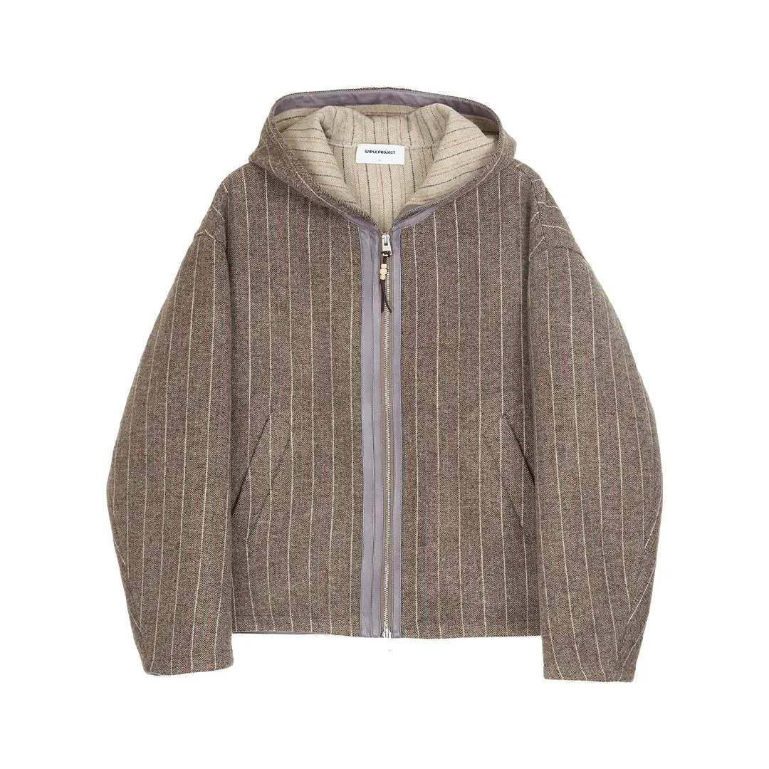 Striped Hooded Jacket