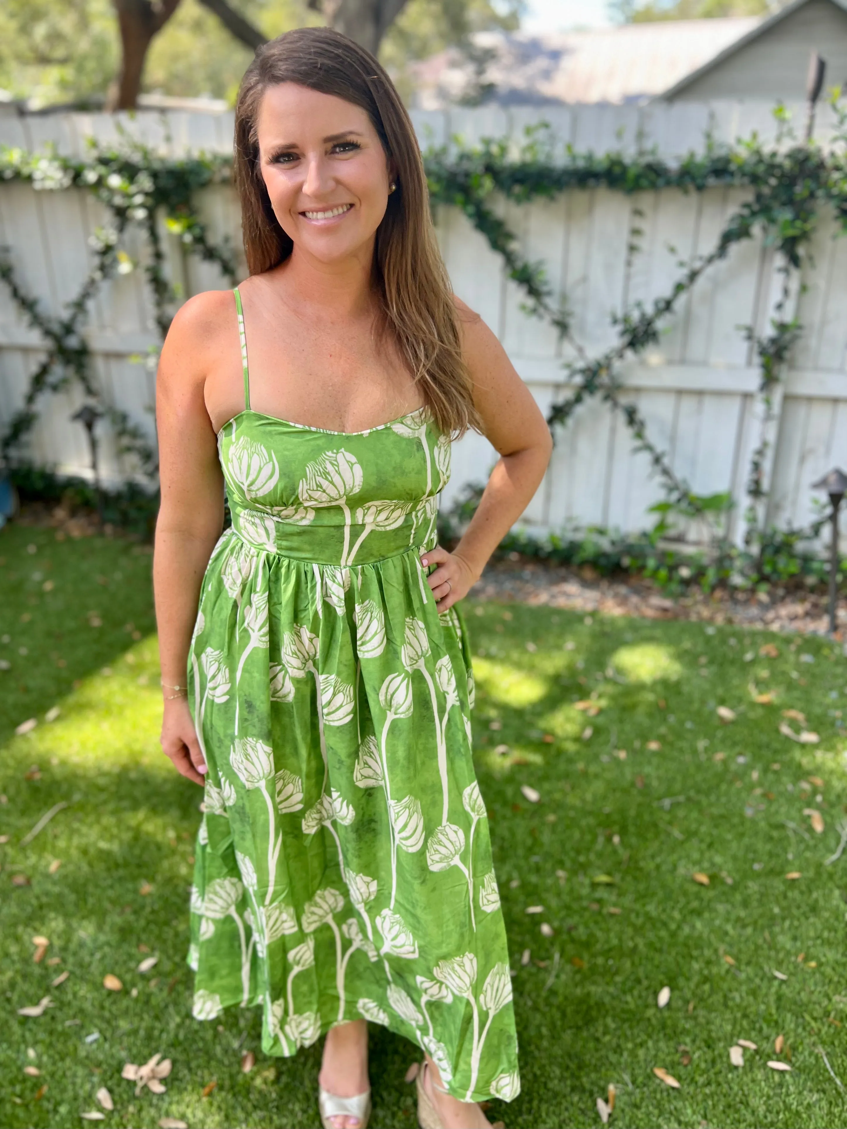 Summer Loving Floral Midi Dress