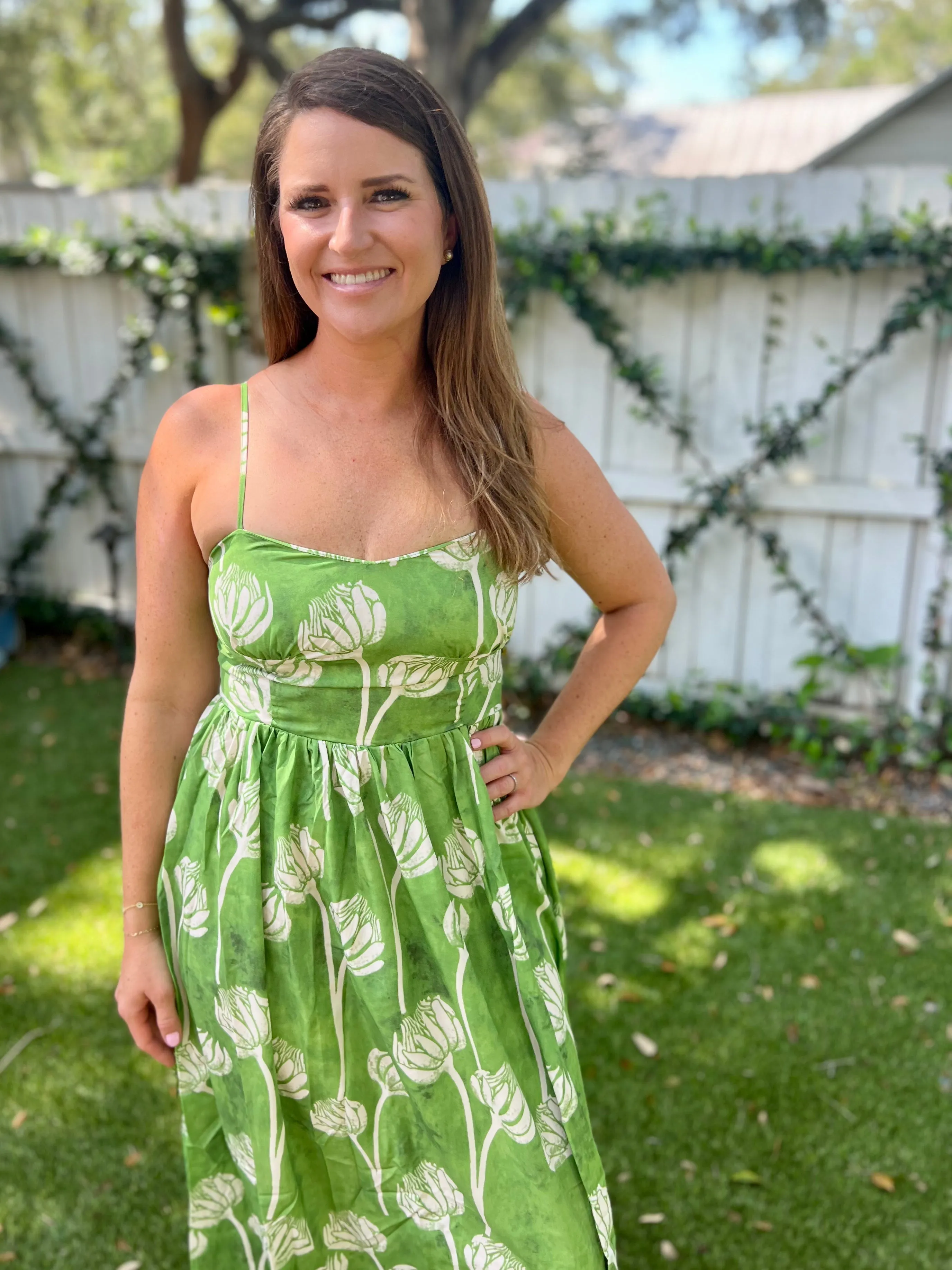 Summer Loving Floral Midi Dress