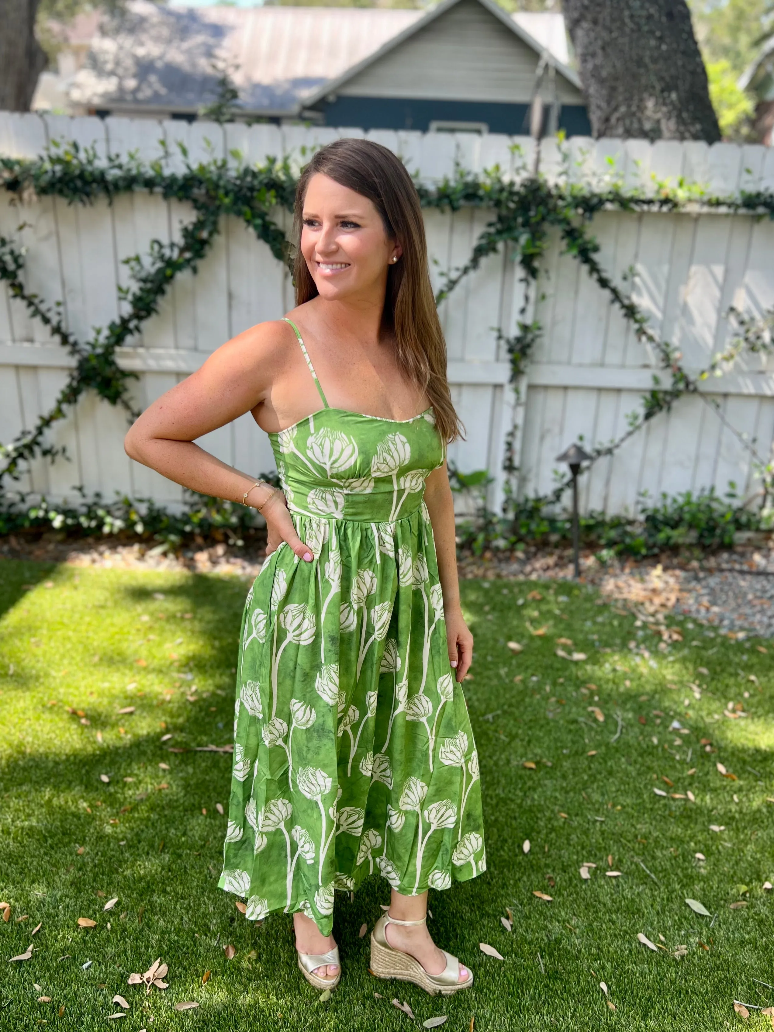 Summer Loving Floral Midi Dress