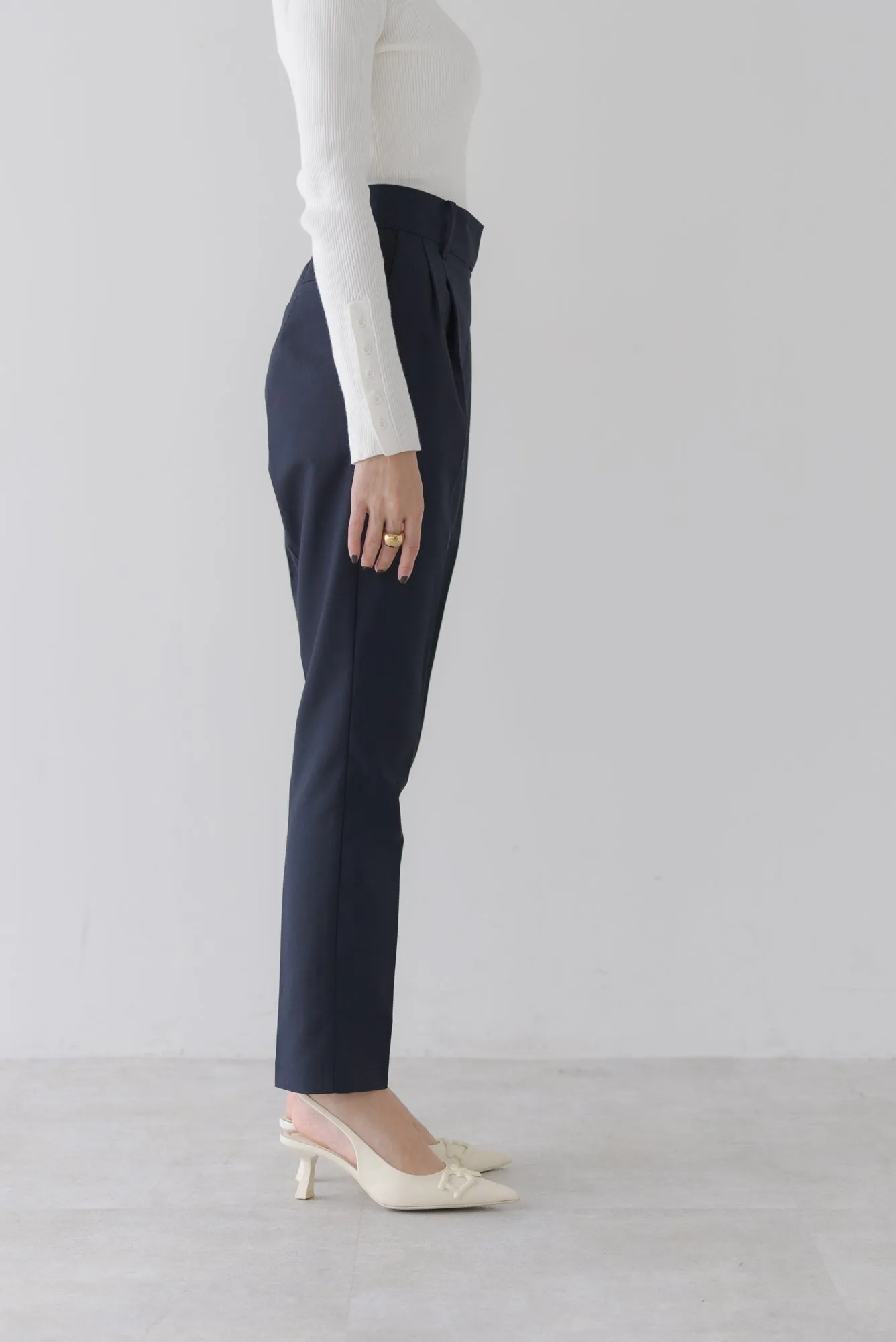 テーパードベルトパンツ｜TAPERED BELT PANTS