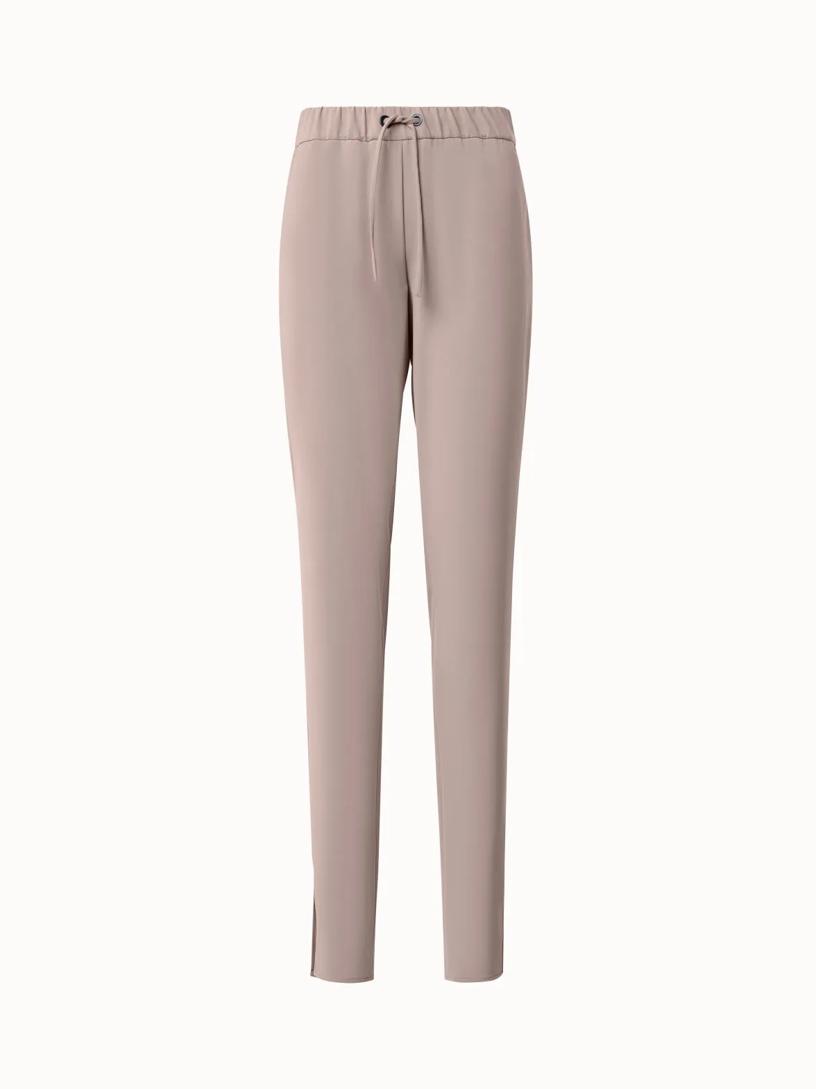 Tapered Signature Lasercut Crêpe Jogger Pants