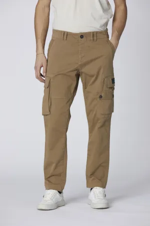 Tapered twill cargo pants