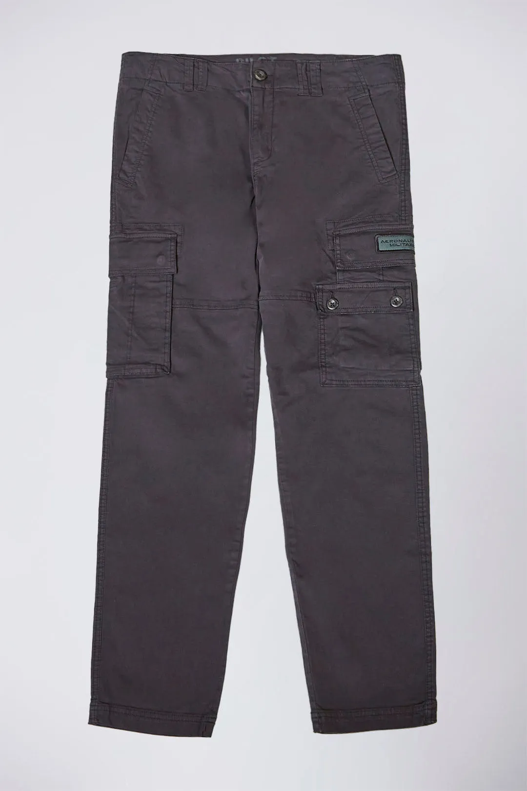 Tapered twill cargo pants