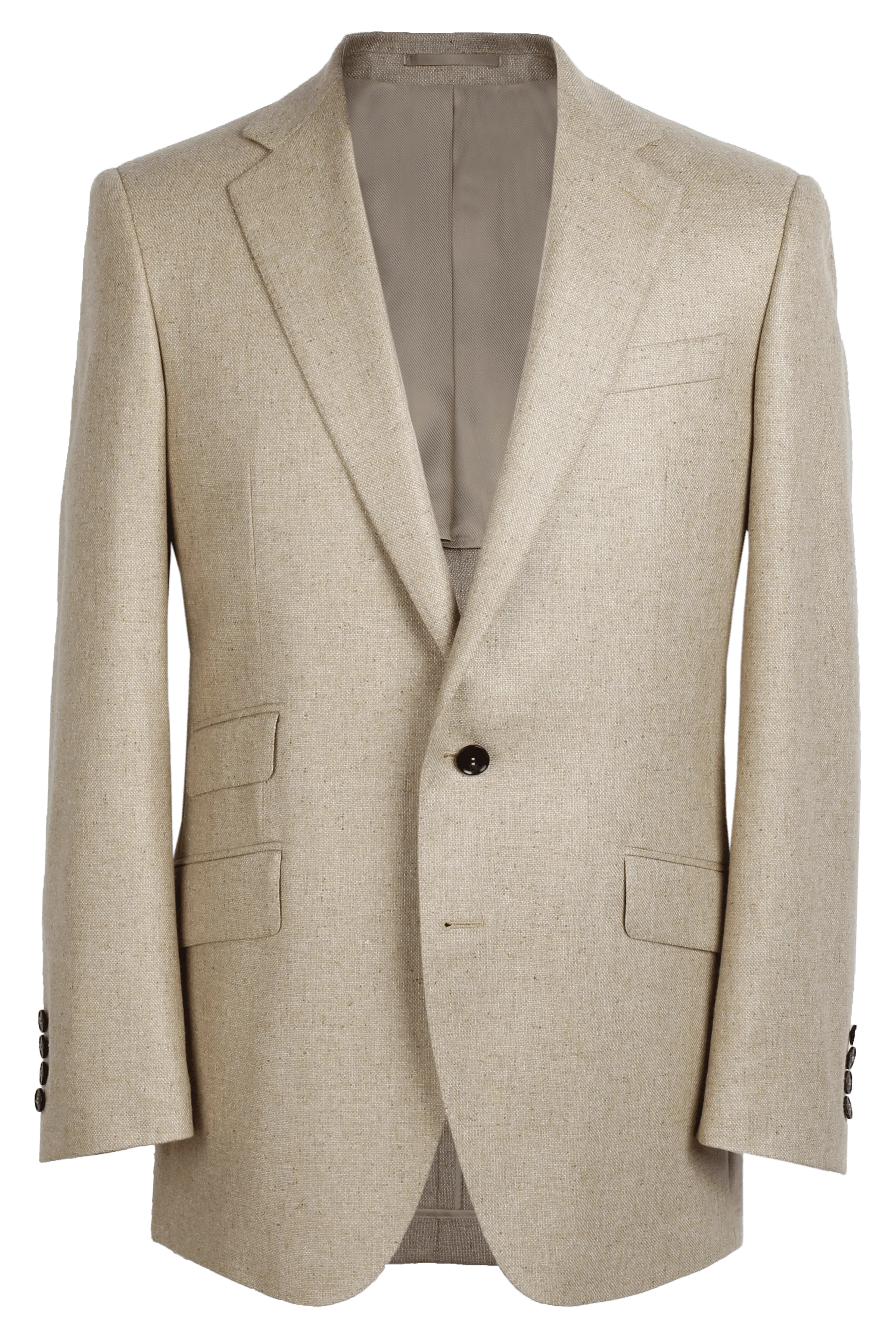 The Byron Jacket - Core Tan Hopsack