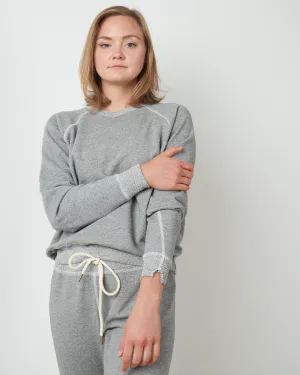 the college sweatshirt - varsity grey