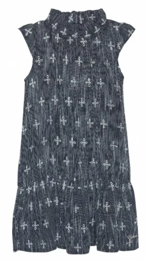 The Lena Short Sleeve Embroidered Dress - KIDS