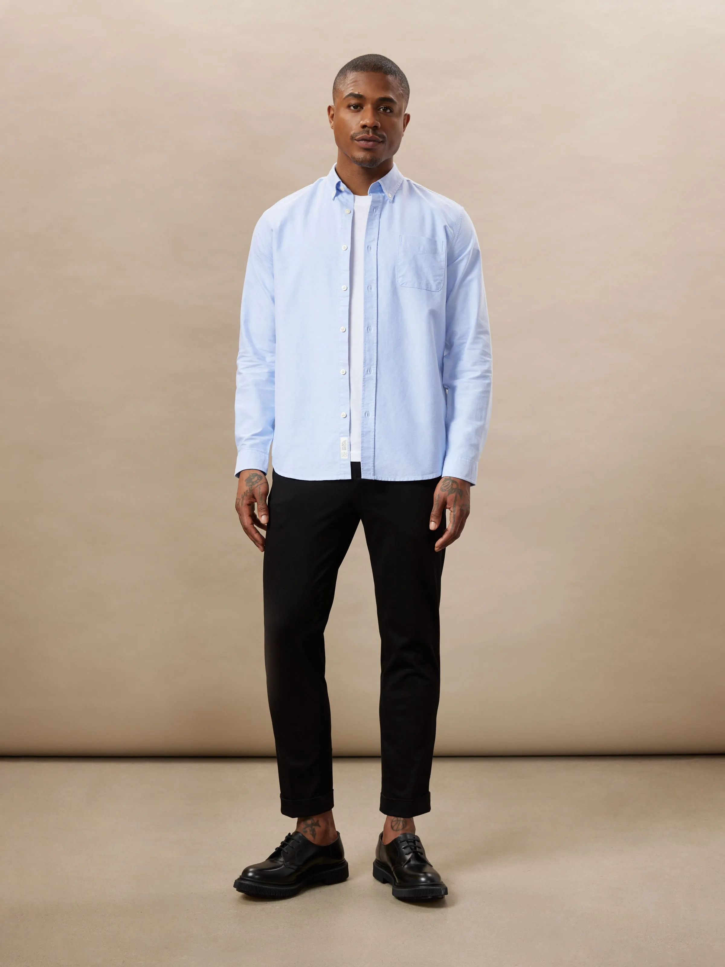 The Tapered Fit Flex Worker's Pant in Black