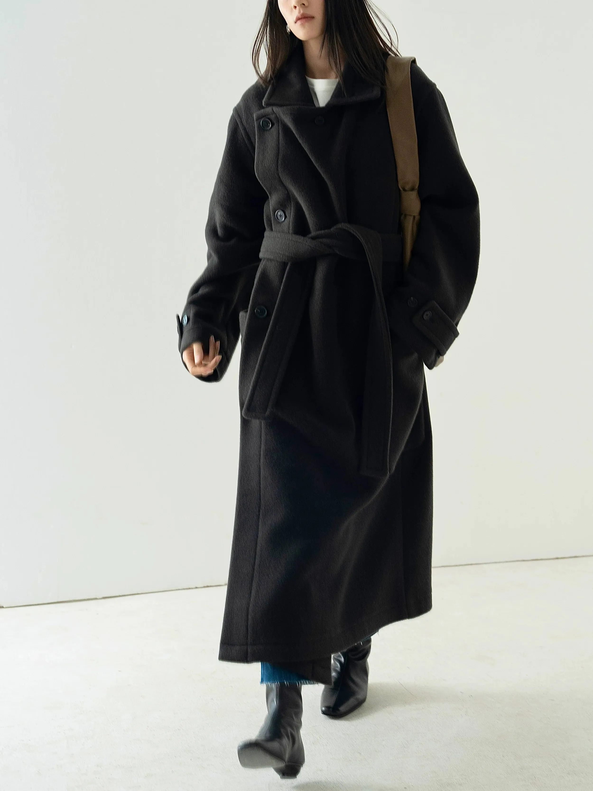 Timeless Black Overcoat
