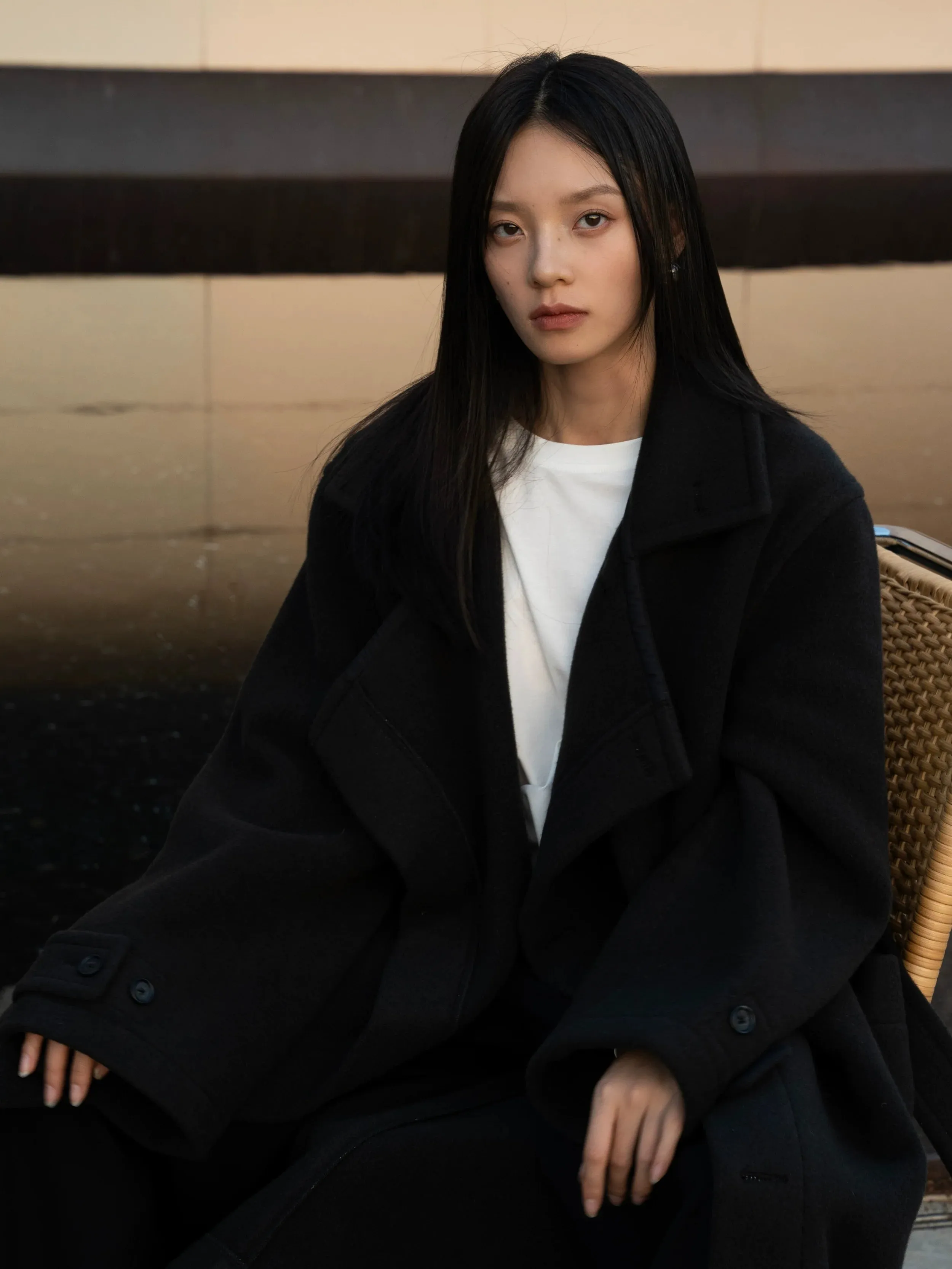 Timeless Black Overcoat