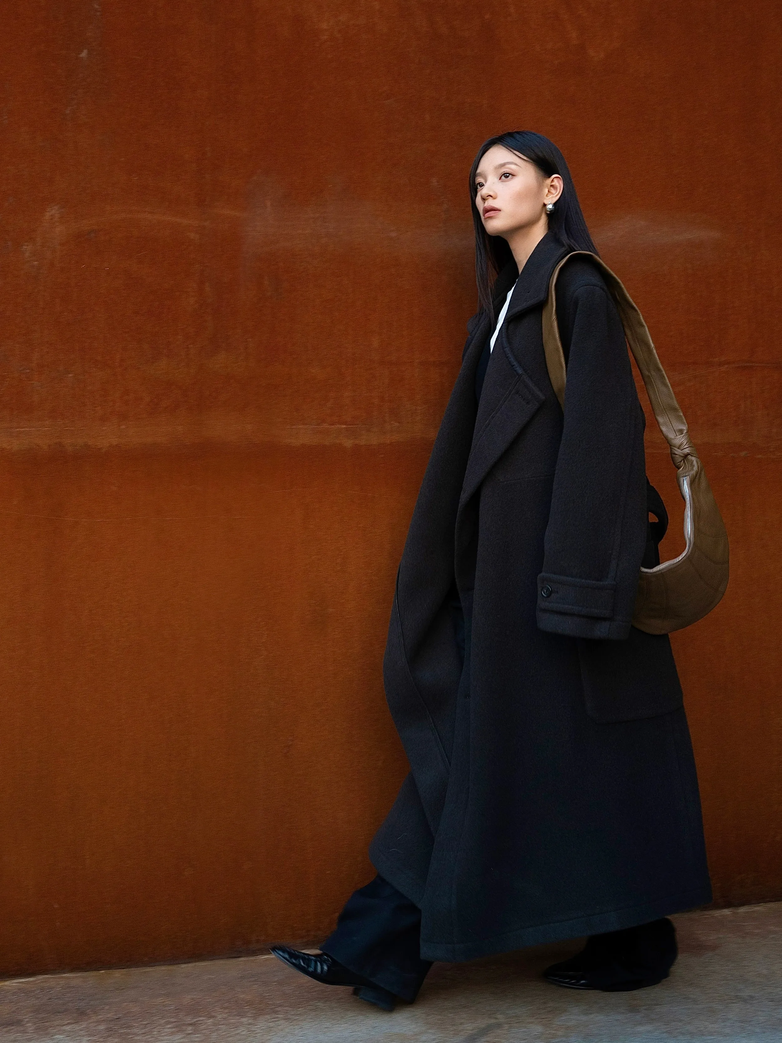 Timeless Black Overcoat