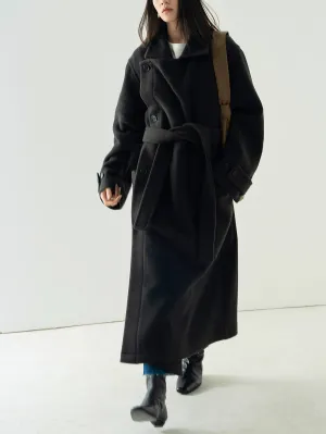 Timeless Black Overcoat
