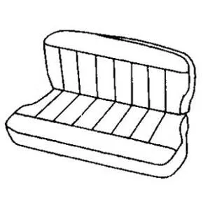 TRAVELLER REAR SEAT KIT-LEATHER-1960-62