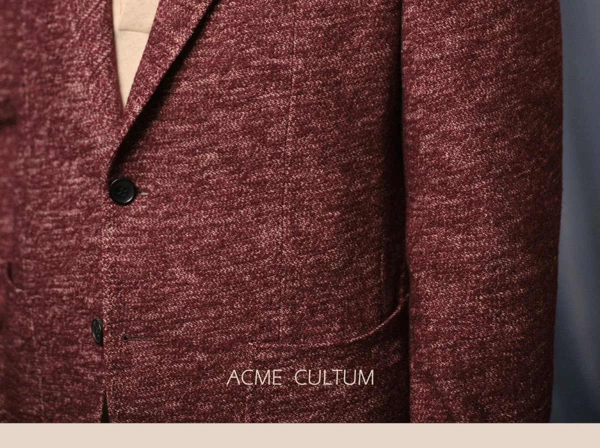 Two-Color Wool-Cotton Jacket