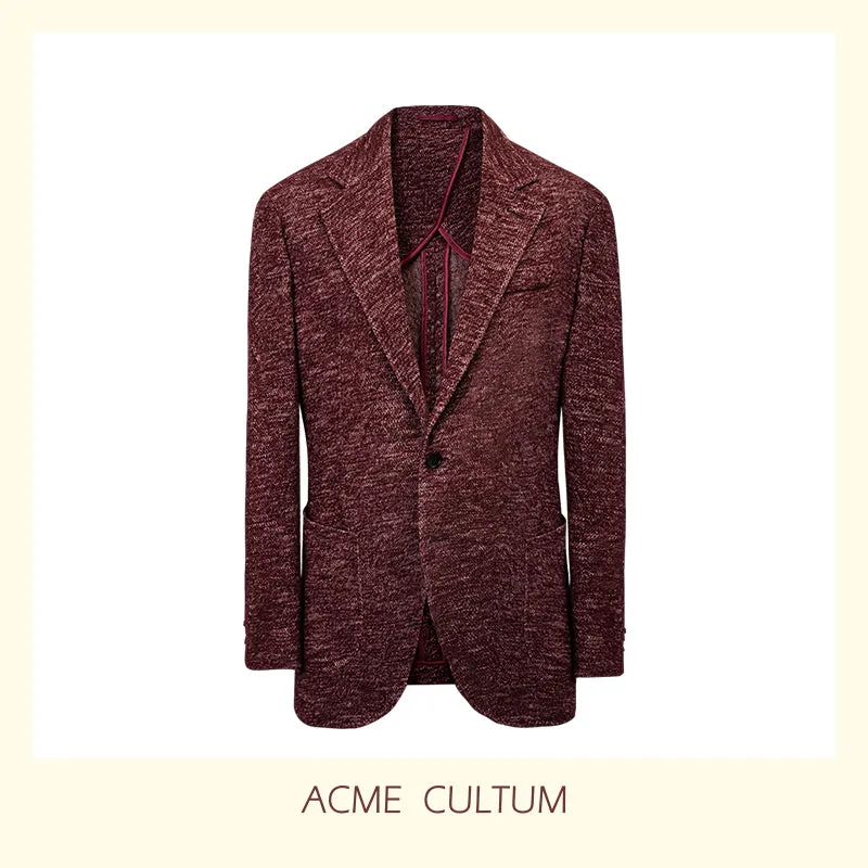 Two-Color Wool-Cotton Jacket