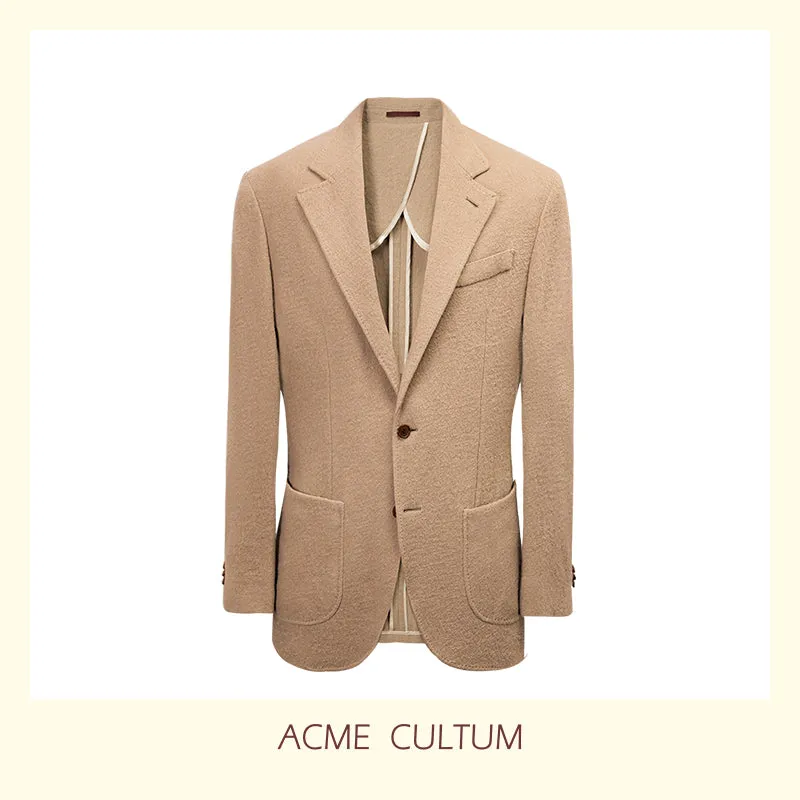 Two-Color Wool-Cotton Jacket