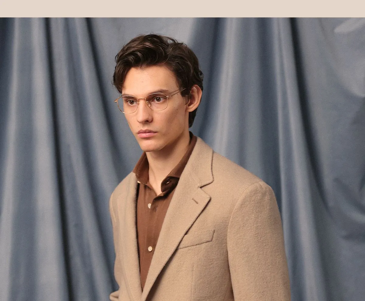Two-Color Wool-Cotton Jacket
