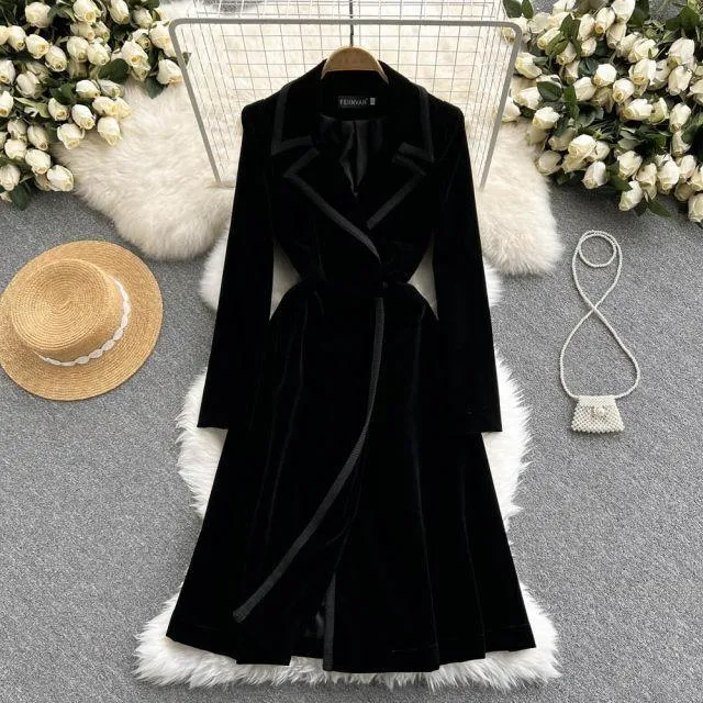 Venice Velvet Trench Coats