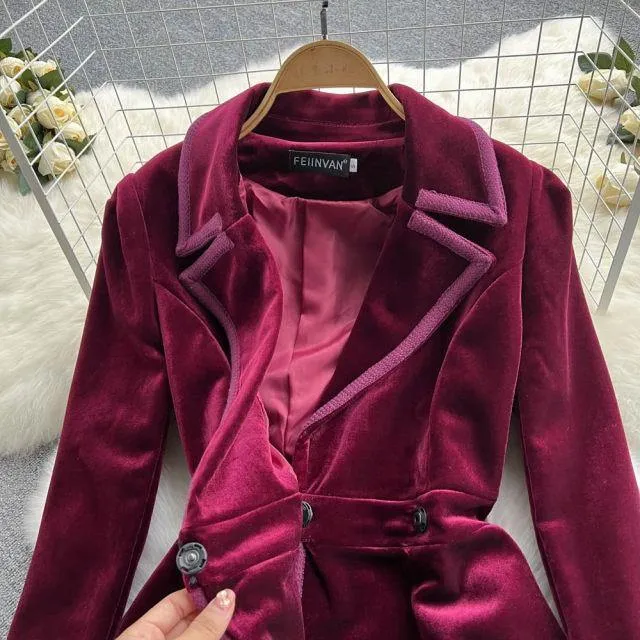 Venice Velvet Trench Coats