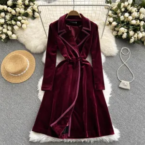 Venice Velvet Trench Coats