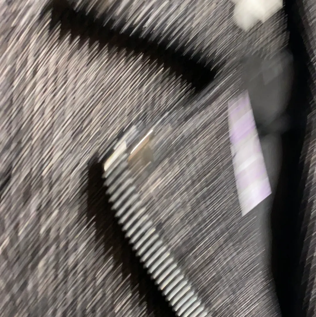 Veronica Beard Black Shiny Moto Jacket with Silver Hardware