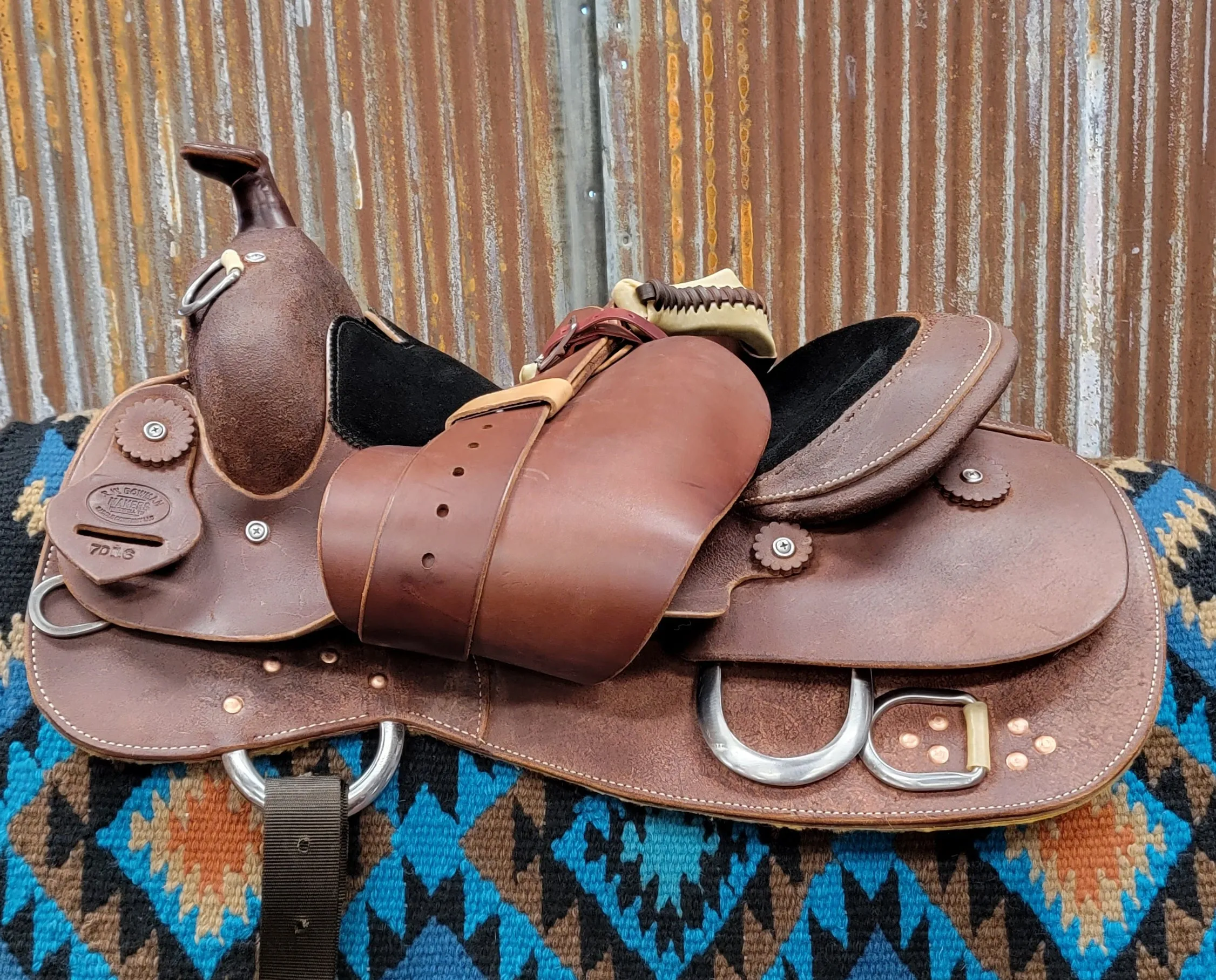 West 20 Custom Heavy Oiled Training Saddle by RW Bowman