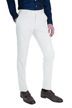 White Cotton Dress Pants