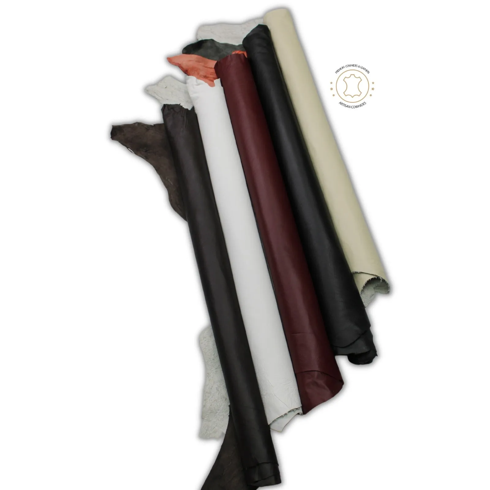 WHITE Lambskin Leather - Garment Leather Thickness: 0.8 -1.0 mm/ 2 - 2.5oz / Size 7 - 10 SqFt