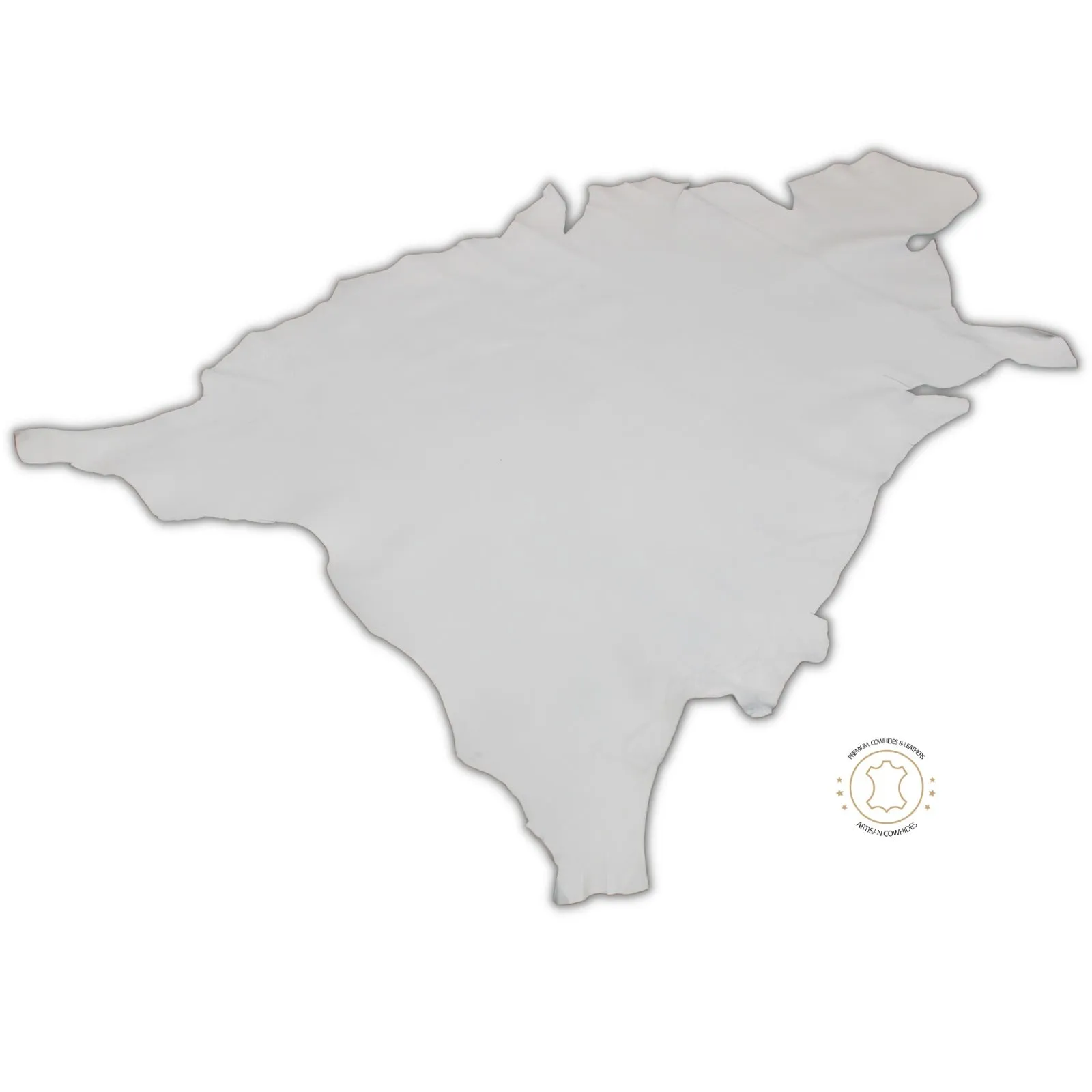 WHITE Lambskin Leather - Garment Leather Thickness: 0.8 -1.0 mm/ 2 - 2.5oz / Size 7 - 10 SqFt