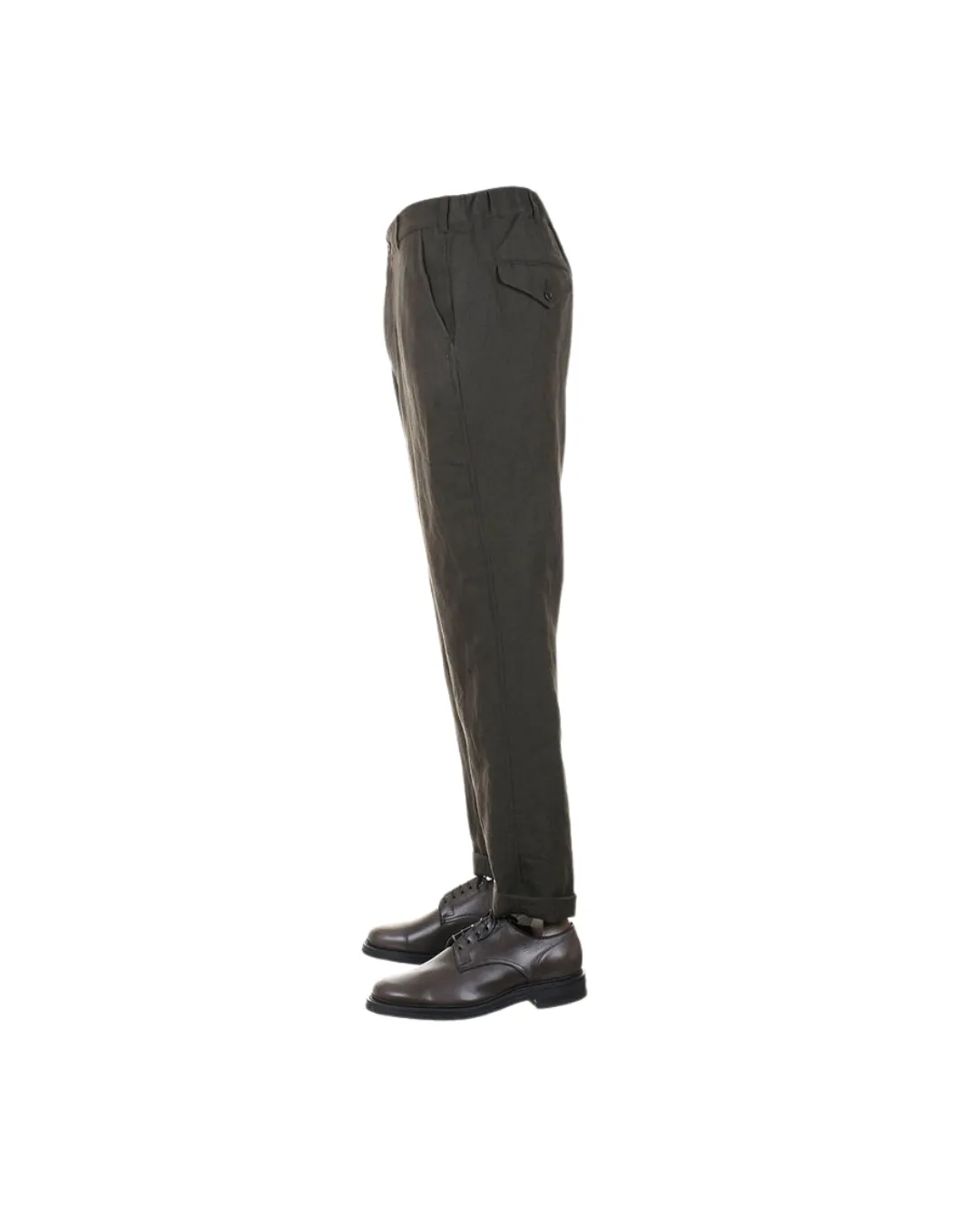 WO/LI Herringbone Tumbler Tapered Pants