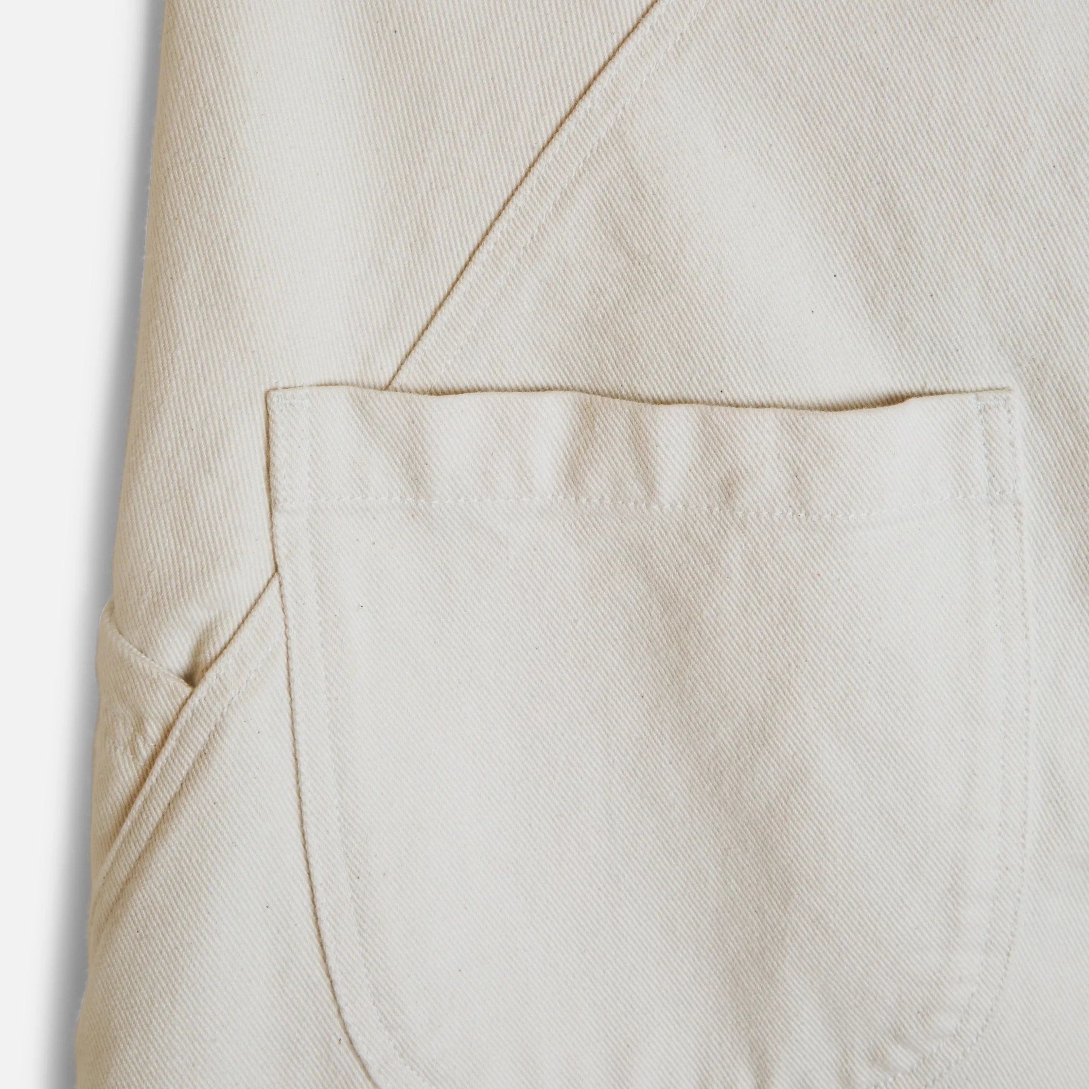 YMC Twisted Trouser Ecru